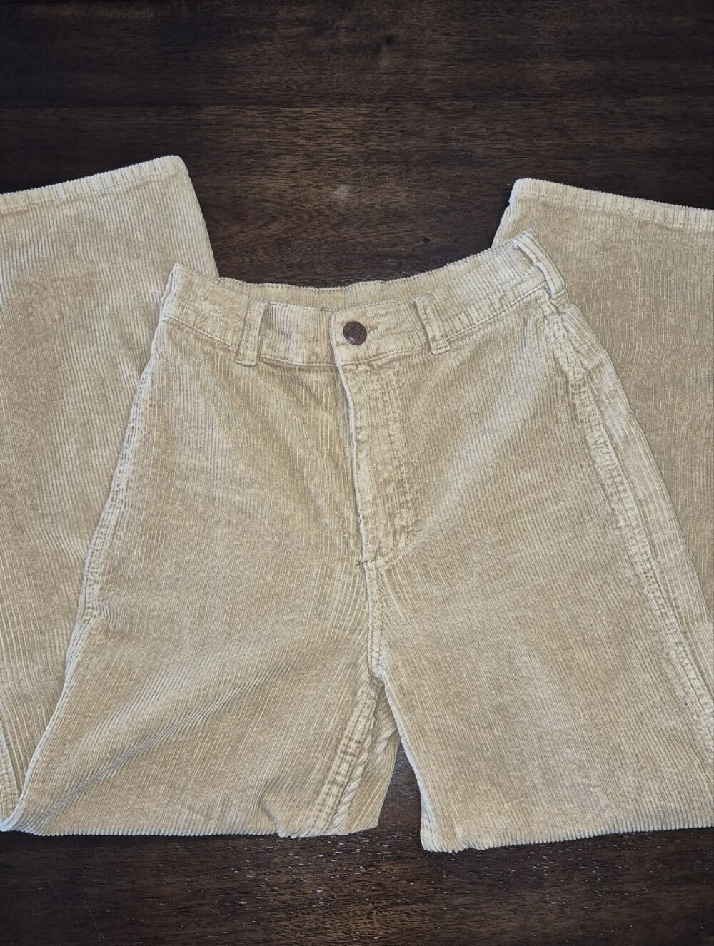 Wrangler Billabong Womens Light Tan Corduroy Pants